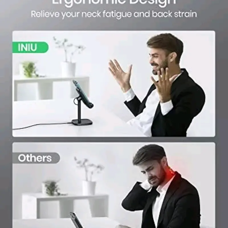 INIU WIRELESS CHARGER STAND WI-212 , Smartphone , Mobile Chargin Charging. Electronic phonechargers type c cellphone superfast cable watchcharger chargercable mobilecharger iphone docking apple 100 chargers 4