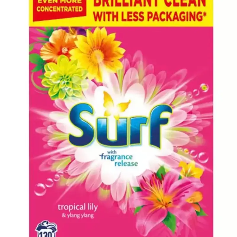Surf Tropical Laundry Powder, 6.5kg 130 Wash  Household 1
