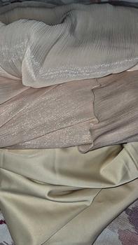 Product Review of #LY06  Ramadan Promotion Three-piece Elegant butterfly organza abaya set, shimmer abaya set with inner dress and hijab from S**a 0
