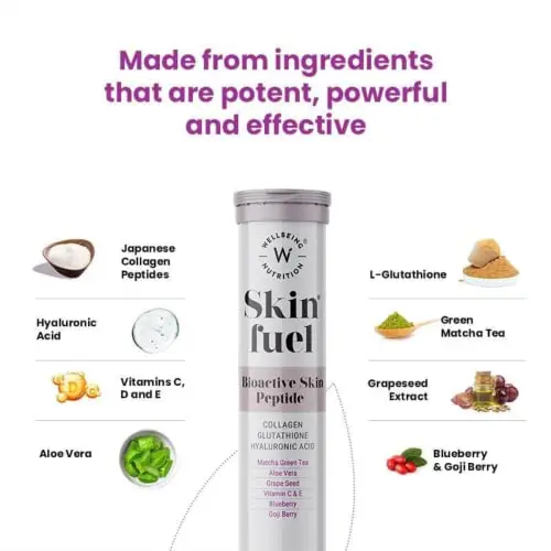 Wellbeing Nutrition Skin Fuel - 15 Effervescent Tabs (Pack of 1)   Healthcare 1