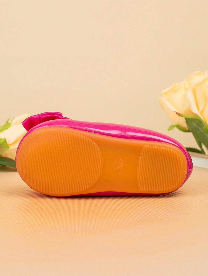 Product Introduction of 1 Pair Cute Bow Design Soft Bottom Non-Slip Flat Baby Walker Shoes, Suitable For Spring, Summer, Autumn, Winter 14