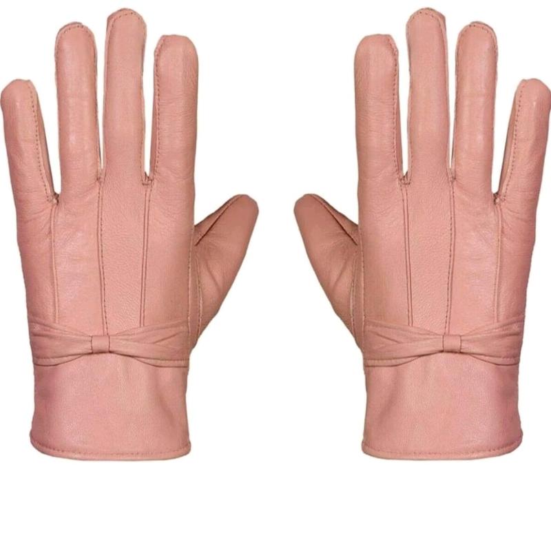 Ladies Genuine Leather Gloves Fleece Lined Warm Winter thermal 3