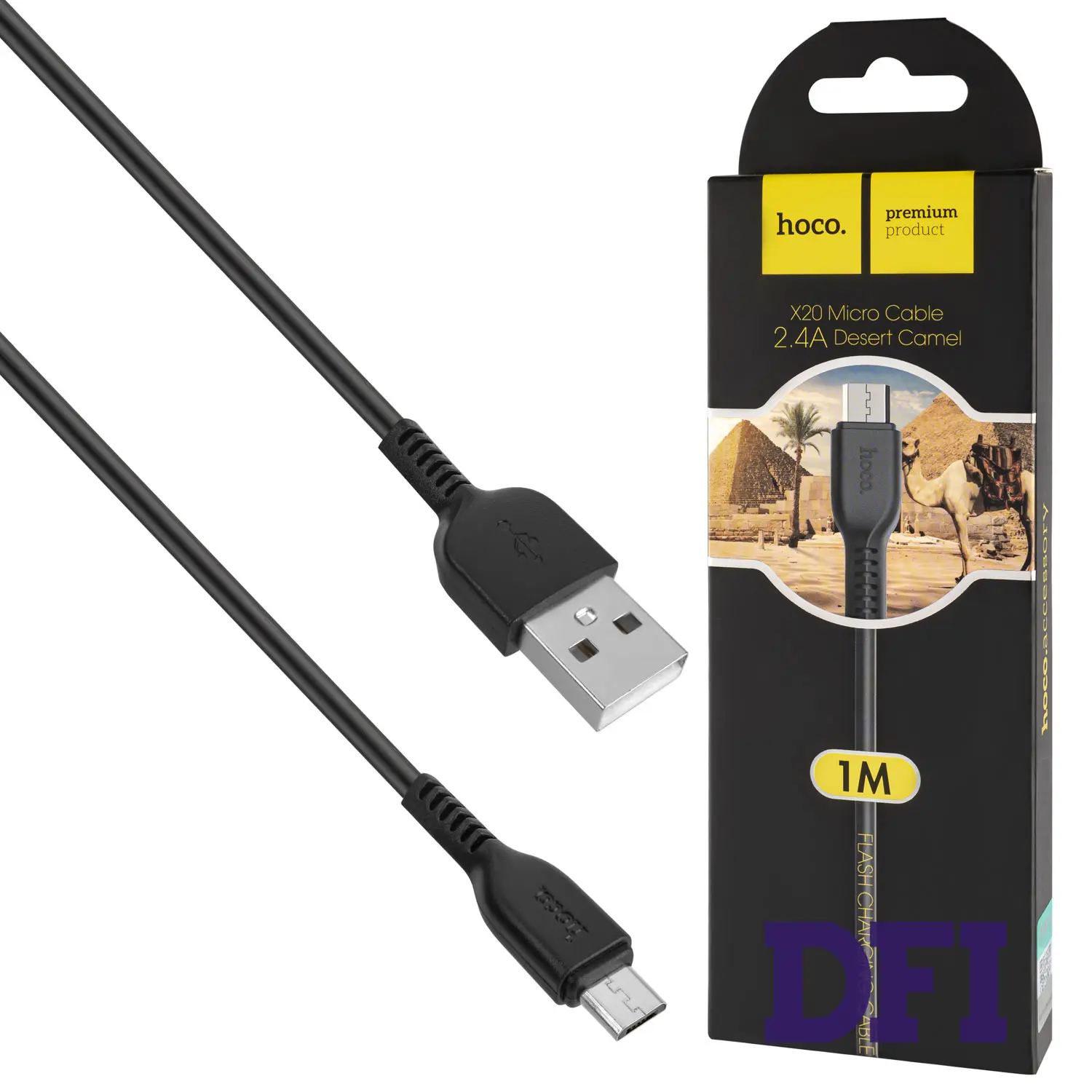 HOCO X20 Flash Charging Data Cable 2.4A Micro USB Smartphone Charger