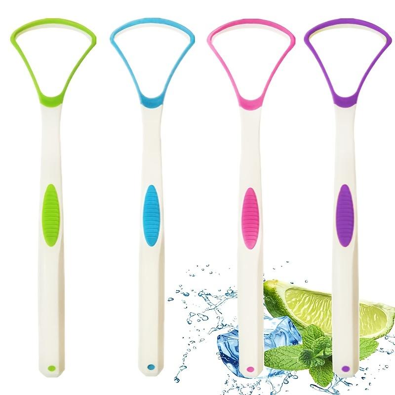 BPA-Free Silicone Tongue Scraper for Adults - Dual-Action Cleaner for Bad Breath and Oral Odor Eliminator 5