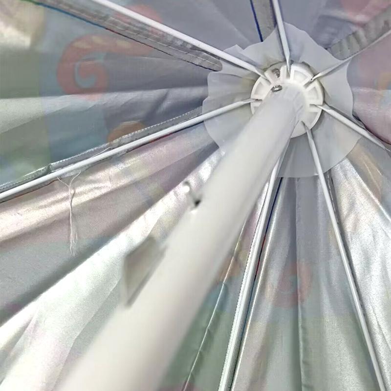 Product Introduction of 1.8m Beach Parasol Garden Parasol Sunshade for Outdoor Terrace 6