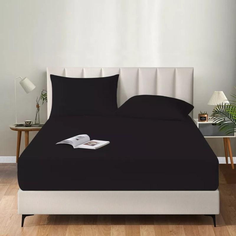 40cm/16in Extra Deep Fitted Sheets Cotton Rich Bed Sheets For Mattress All Sizes 2
