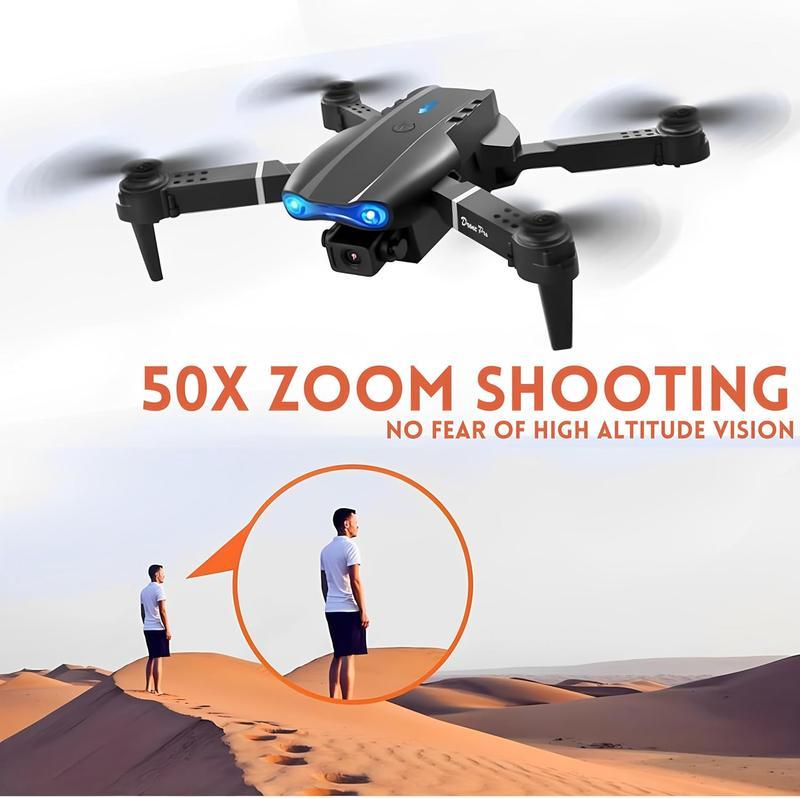SkyVision Foldable Drone with HD Camera, 360° Stunts, rechargeable Battery & Case - Beginner-Friendly for Aerial Photography & Travel - Charging, Portable 5