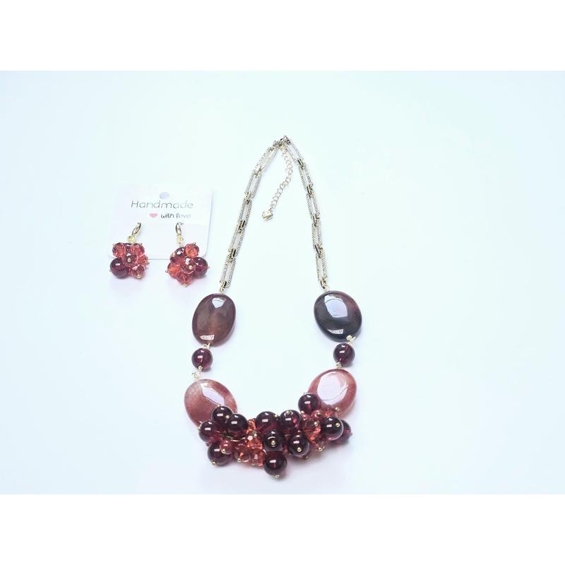 Scarlet Harmony Necklace Set 4