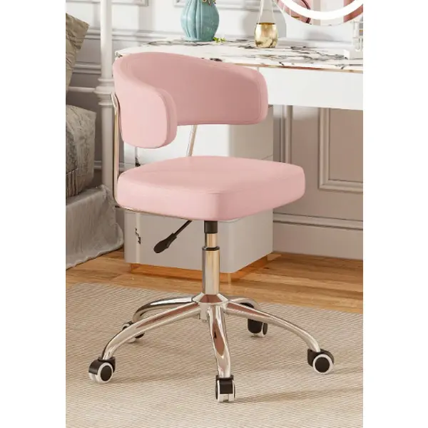 Swivel Office Chair,Height Adjustable Ergonomic Desk Chair,Armless Computer Chair For Kids/Adults,Office/Bedroom/Home Furniture