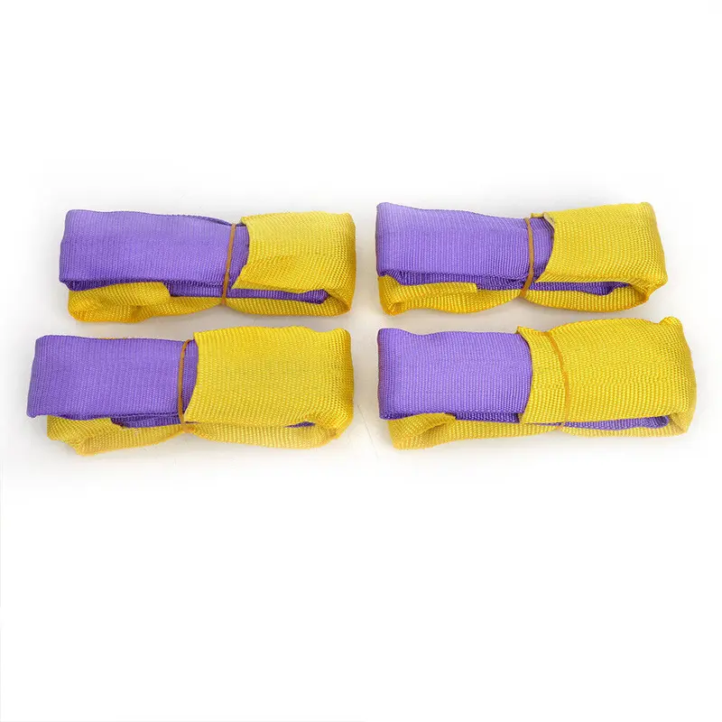 4pcs Tire Wheel Link Straps for Truck and Car Trailer Recovery with Ratchet Tie Downs 7