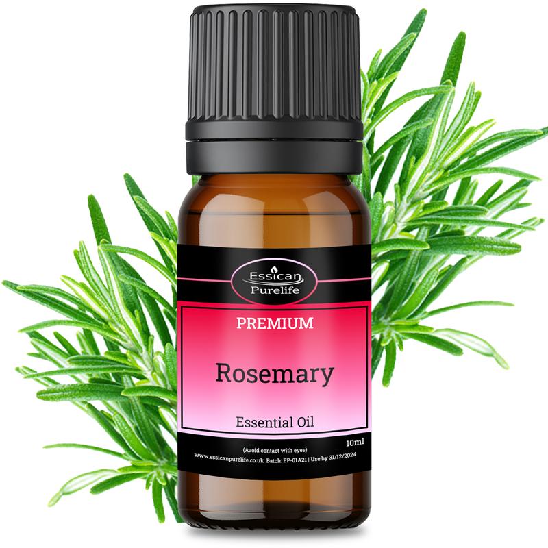 Rosemary Essential Oil, pure essential oil with no additives, available sizes 10ml, 50ml, 100ml (2x50ml) and 200ml 0