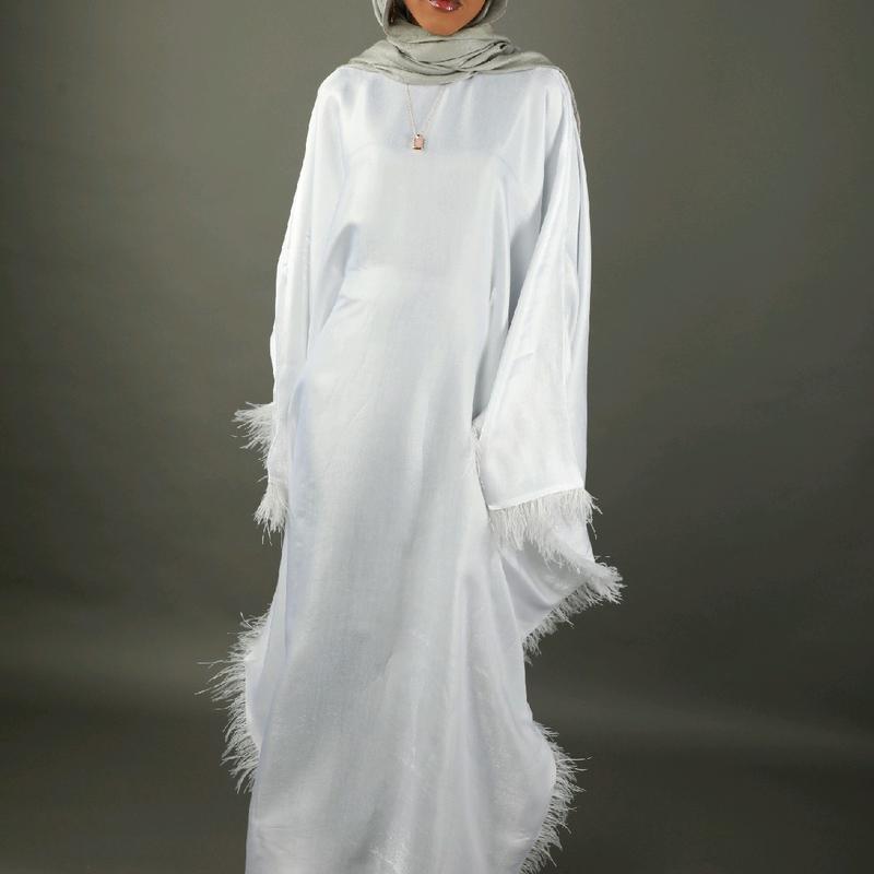 Butterfly Abaya - Two-toned Shimmer 2
