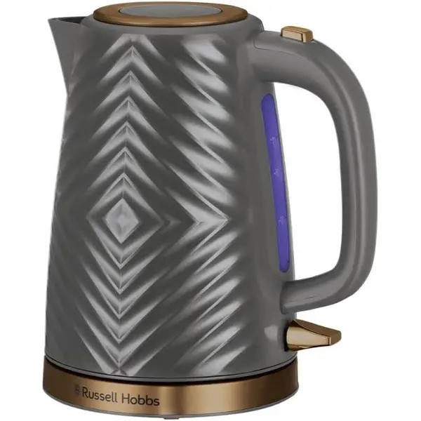 Russell Hobbs Groove Grey Cordless 1.7L 3000W Kettle