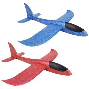 The Magic Toy Shop 2x Mega Foam Plane Gliders, Airplane Toy, Flying Planes - Hand Throw Aeroplane - Outdoor Toy Planes for Kids, Toy Aeroplanes for 3 Year Olds