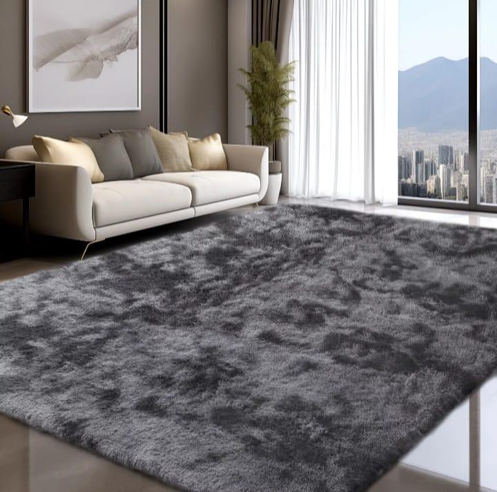 Modern soft plush bedside Rug, Solid color plush rug, Soft room and bedroom carpet, Soft carpet, Anti slip carpet, Fluffy Rugs Anti-Slip Large Shaggy Rug Super Soft Mat Living Room Bedroom Carpet 5