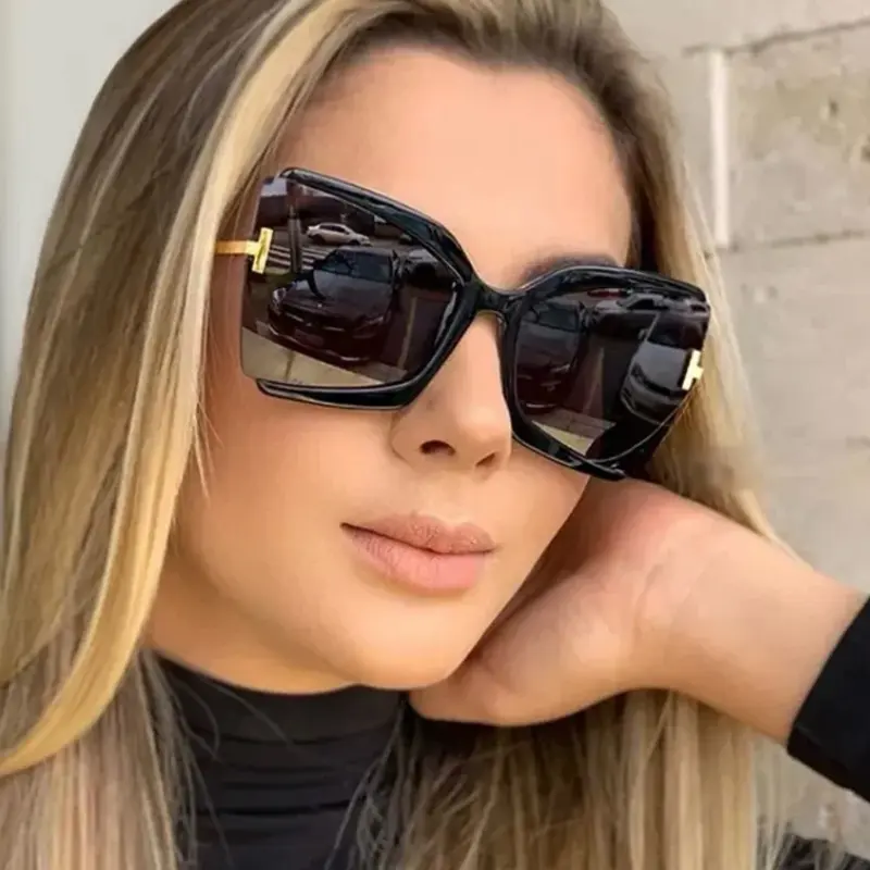 Black Sunglasses for Men and Women - UV Protection