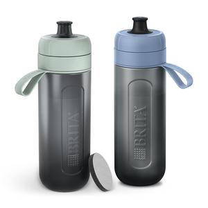 BRITA OFFICIAL Active Water Filter Bottle (600ml) incl. 2x MicroDisc Filters, Choose Your Colour