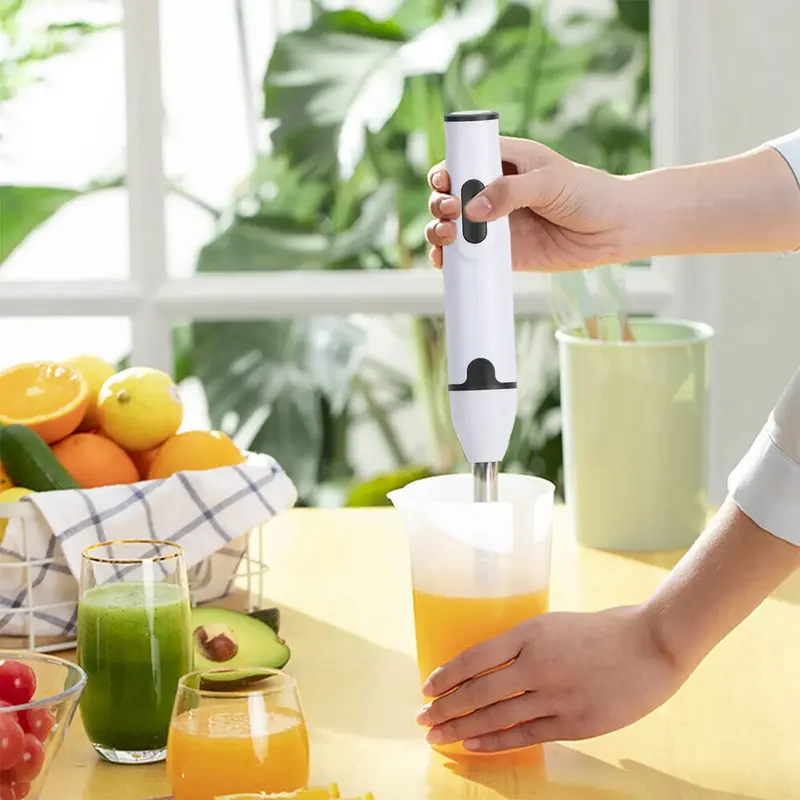 400W Hand Blender Electric Stick Blender Curry Fruit Food Mixer Juice Cream Tool 8