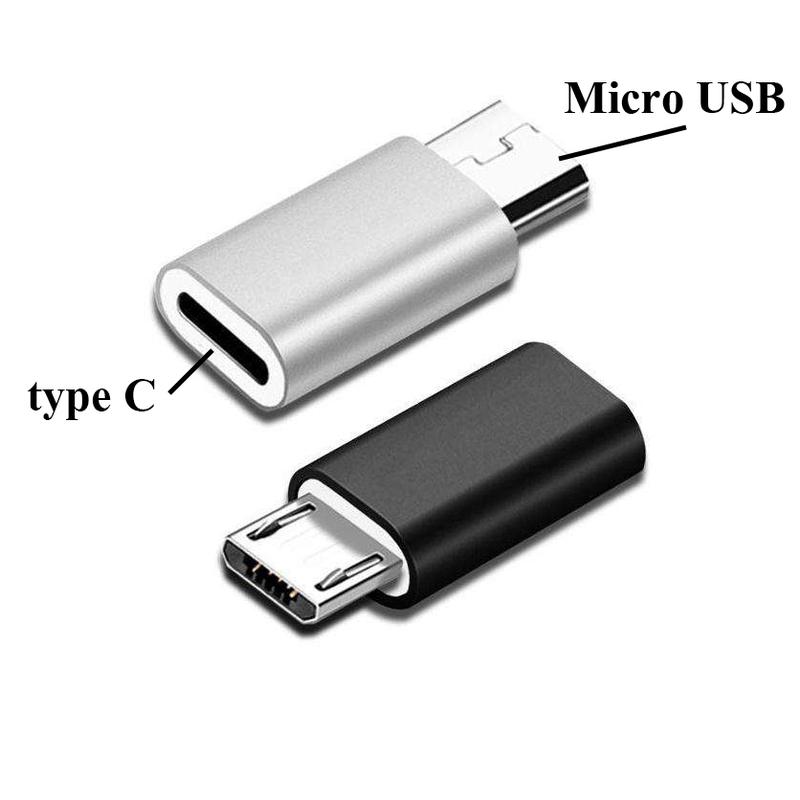 Micro USB Male To Type C Female Charger Converter Fast Charging Mini Size Adapter For All Micro USB Smartphones Tablets 4