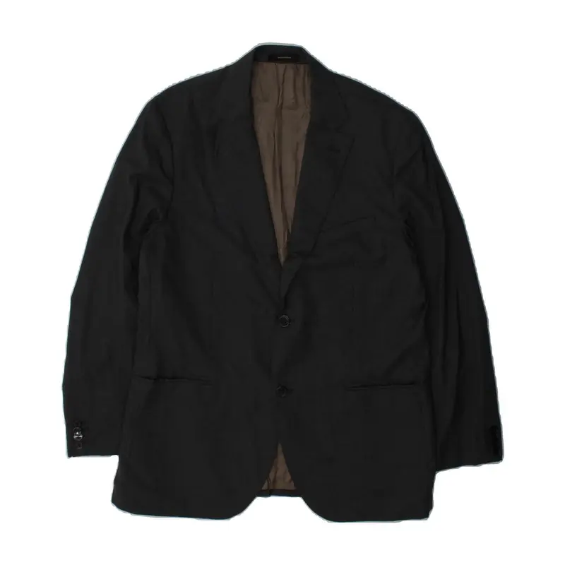 Pre-Owned Vintage MASSIMO DUTTI Mens 2 Button Blazer Jacket EU 54 XL Grey 1