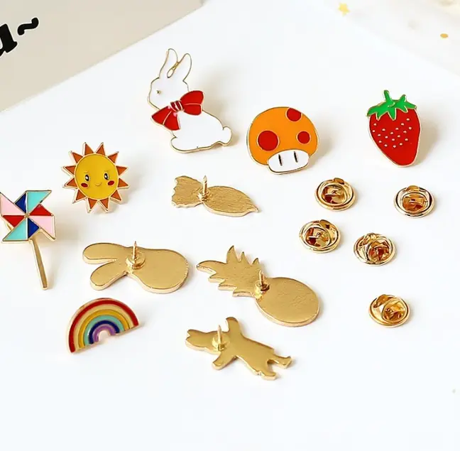 30 Pcs Enamel Pin Badge Set Cartoon Brooch Pins Decorative Lapel Pins Colorful Metal Badge Pins for Bags, Clothes, Hats, DIY, Gift-giving (Style Random) 4