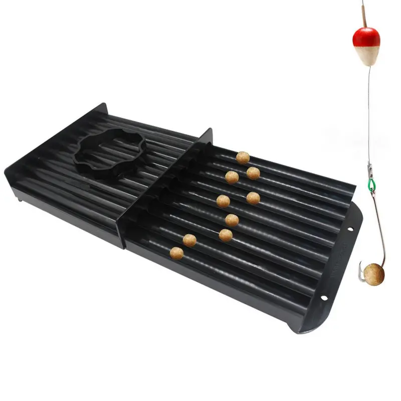 Boilie Roller European Style Bait Roller Black PP Material Fishing Accessory Bait Molding Machine Fishing Bait Roll Board 7