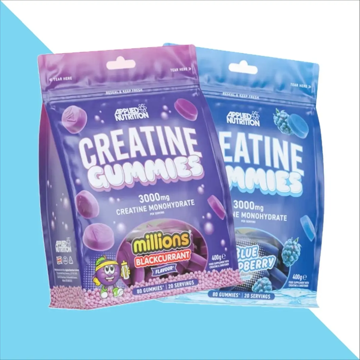 Applied Nutrition - Creatine Gummies Chewable (20 servings) Pack Sweets