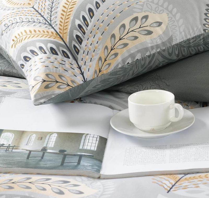 Luxury Printed Duvet Quilt Cover with Pillowcase Single Double Super King Size Bedding Set 9