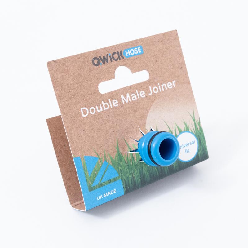 Qwickhose Double Male Hose Joiner - Coupler for Two Hosepipes 1