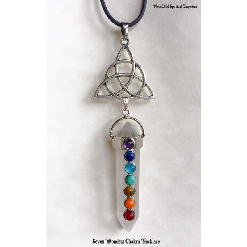 Seven Wonders Necklace ~ Choice of Charm & Crystal 0