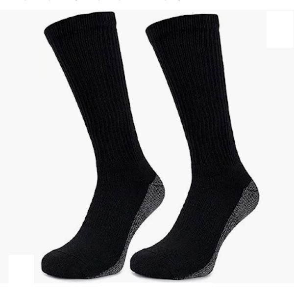 5-20 Comfort & Support: Premium Cotton Work/Sports Socks  Reinforced Heel 6-11 1