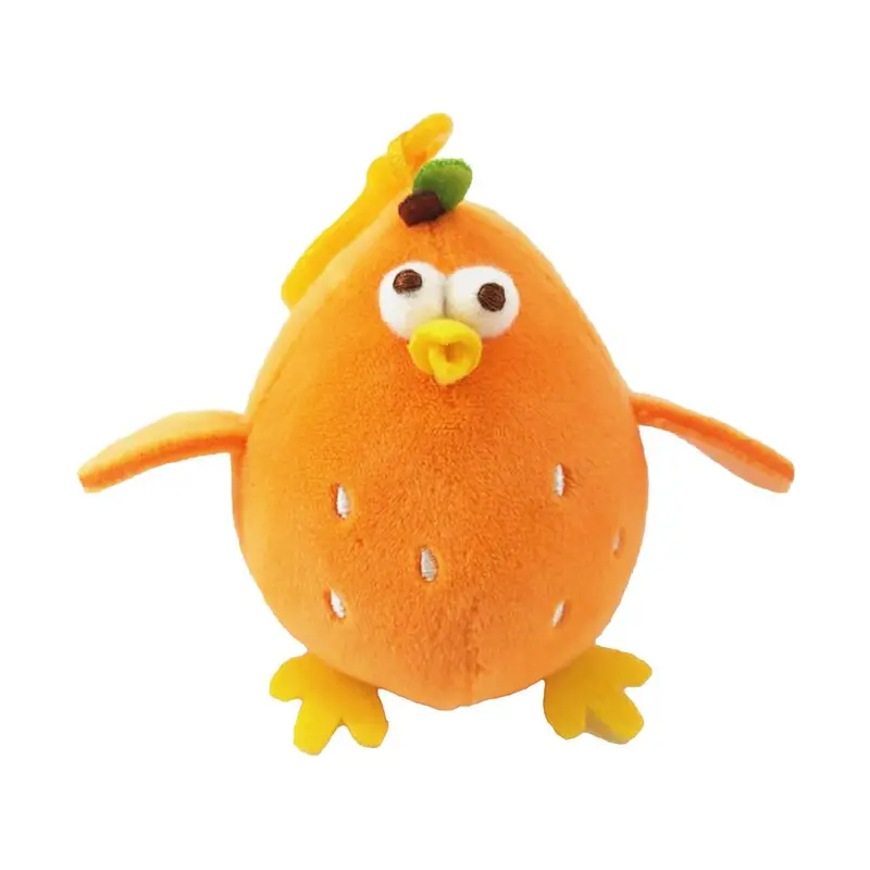 MINSO Plush Orange Keyring with Fruit Design 0