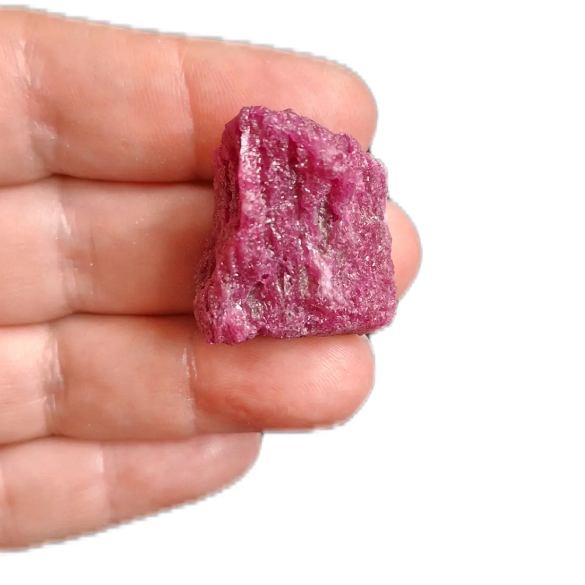 Raw Ruby Specimen - Natural Stone for Display and Collection
