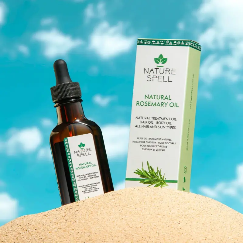 Nature Spell Natural Rosemary Travel Size Oil 50ml 4