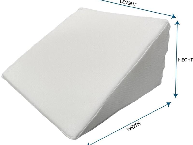 Premium Bed Wedge Pillow (20x18x11"): Enhanced Comfort & Support - Find Yours on TikTok Shop 4