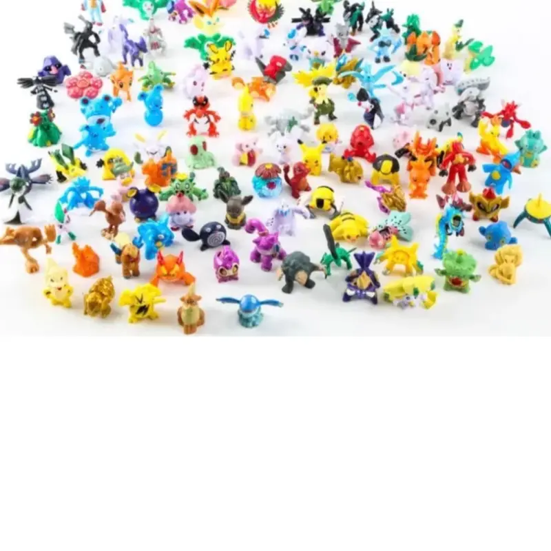 48pcs Pokemon Pikachu Mini Figures Charizard Charmander Squirtle Venusaur PVC Collection Figurine Kids Juguetes Toys Multicoloured Educational Gift Set Boys Girls Multicoloured Educational Gift Set 5