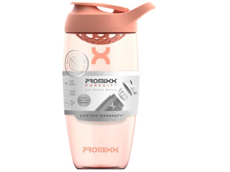 Protein Shaker Bottle - Premium Shaker for Protein Shakes - Lifetime Durability, Leakproof, Odourless - 700ml / 24oz (Coral) 0