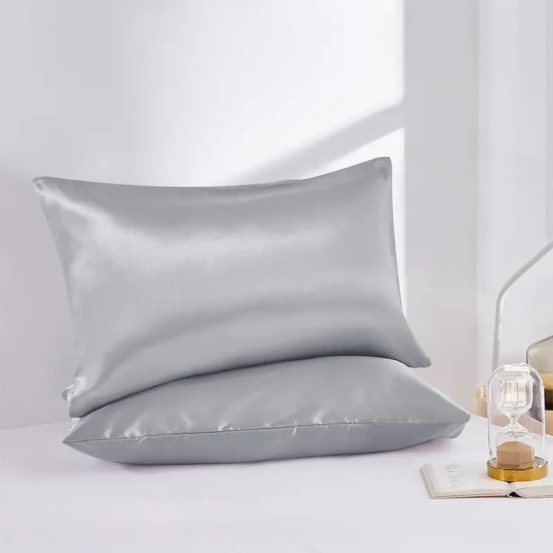 Luxury Satin Pillowcases 19x29 Inches – Soft, Silky, Anti-Frizz, Skin & Hair Friendly – Elegant Bedroom Decor – Wrinkle-Resistant & Durable Pair 3