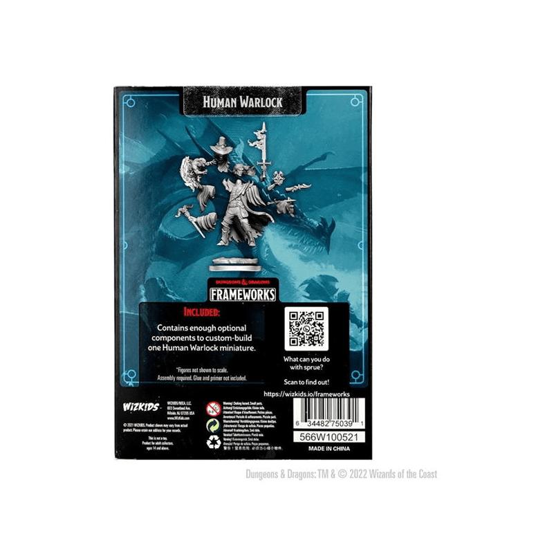 Dungeons & Dragons Frameworks: Human Warlock Male 1