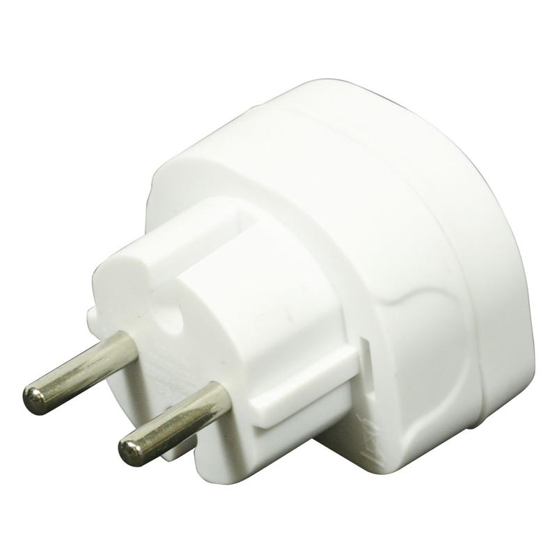 AA Pack of 2 UK to European Euro Travel Adaptor Plug Adapter for Spain, France, Poland, Germany, Italy and Turkey 3