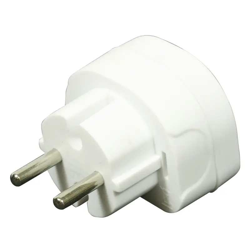 AA Pack of 2 UK to European Euro Travel Adaptor Plug Adapter for Spain, France, Poland, Germany, Italy and Turkey 3