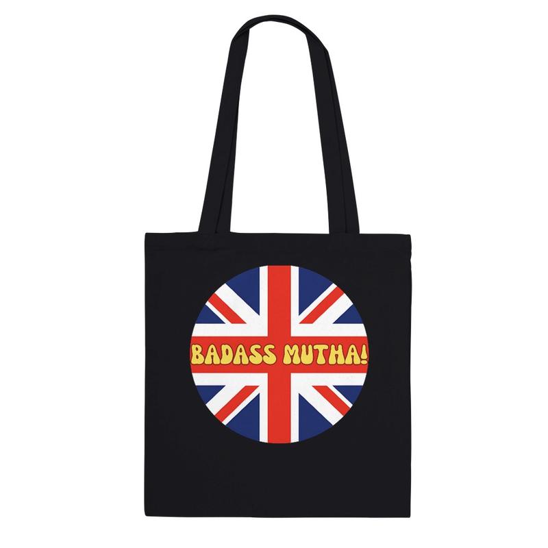 Badass Mutha! Eco-Friendly Cotton Tote Bag – Perfect for Mother's Day 2