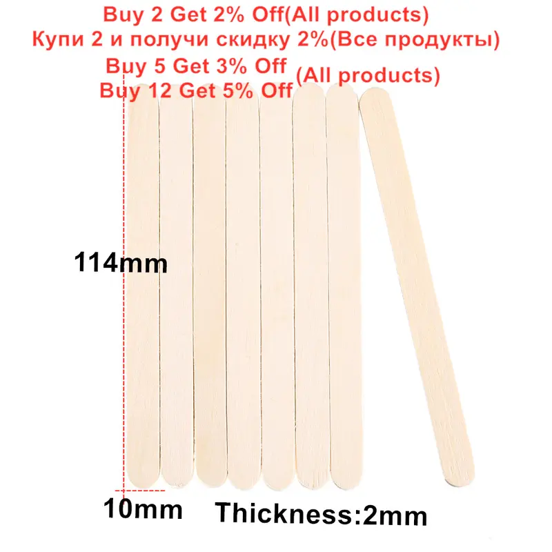 50/100/150Pcs Resin Tool Epoxy Stirring Stick Popsicle Ice Cream Stick Handmade DIY Resin Mold Wood Ice Pop Sticks Making Tools 1