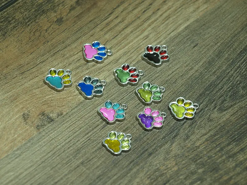 Personalised Engraved Cat Tag, Dog, Kitten Pet ID Collar Customised Any Name Charm Glitter Neck Sparkly Two colours 2
