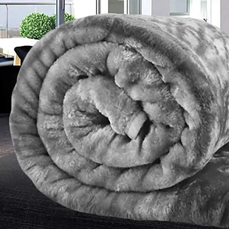 Luxury Roll Mink Blanket Throw 2