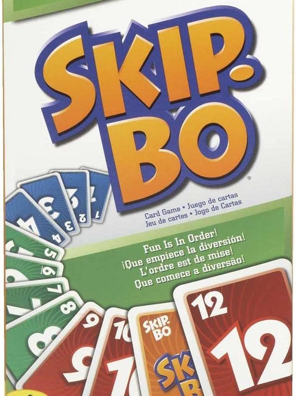 Mattel Games - Skip Bo Card Game - Fun and Exciting Game for Family Friend, Classic Card Games for Adults Kids 4