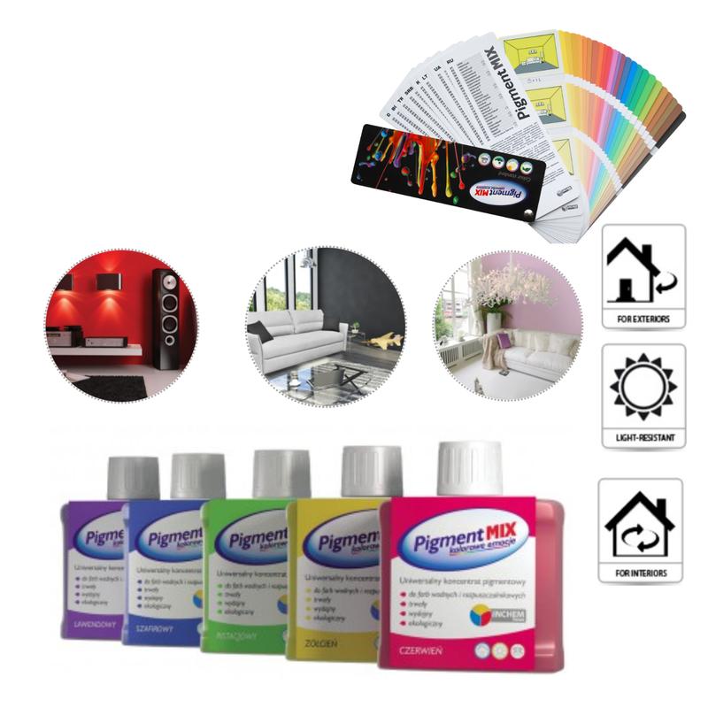 Wall paint colorant emulsion solvent gloss tile paint tint pigment dye.Create your own colours. Infinite choice of colours. 0