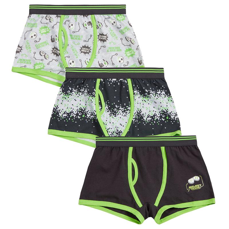 6 Pairs Boys Boxer Shorts 100% Cotton Designer Trunk Kids Underwear Soft Cotton Lightweight Breathable Comfortable Underpants Boxers Multipack Briefs Age 7-8 9-10 11-12 13 2
