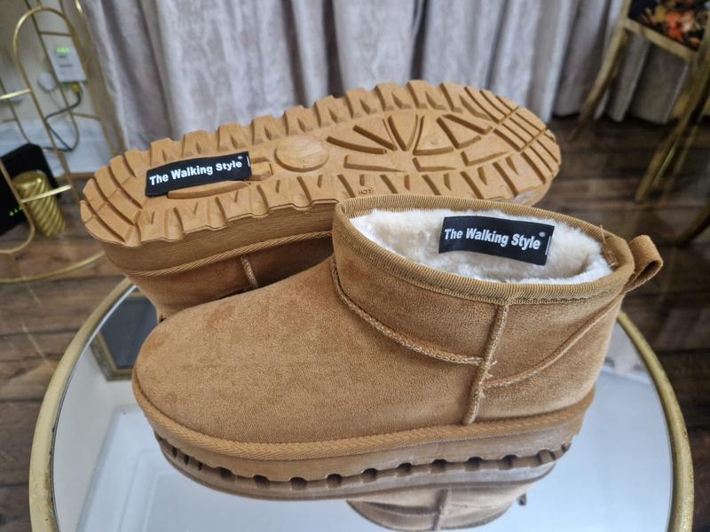 The Walking Style Women's Fur Lined Winter Ankle Boots 6