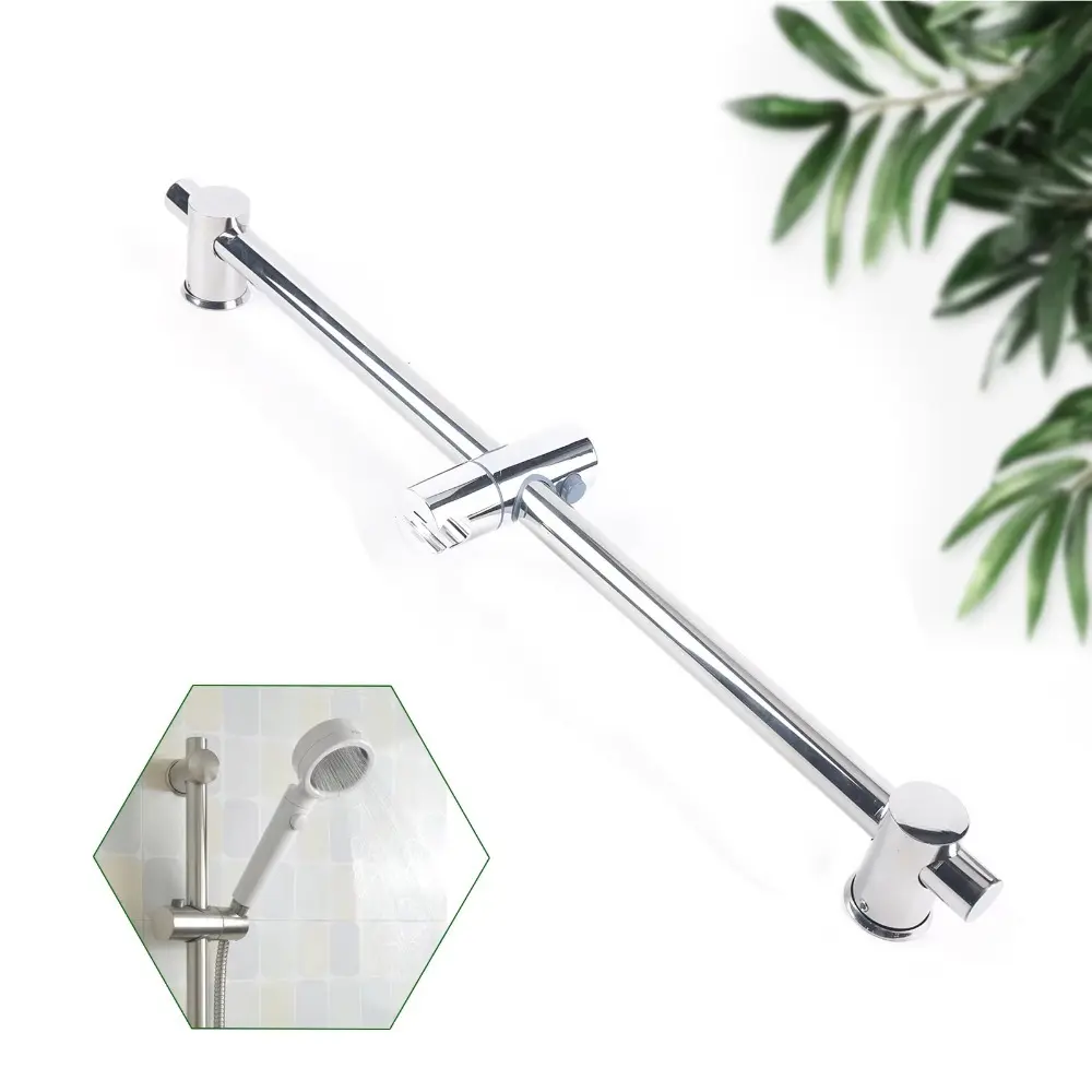 Adjustable 304 Stainless Steel Bathroom Tool 25.98in Sprinkler Lifting Rod Shower Slide Bar